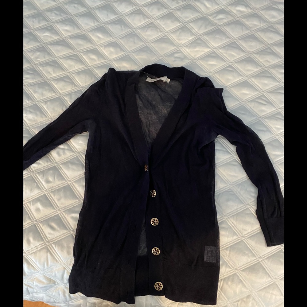 Tory Burch sheer cardigan